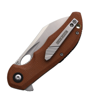 Additional photo of Rough Rider Linerlock Brown Linen Micarta