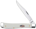 Case XX WR Slimline Trapper Pocket Knife — White Synthetic Stars & Stripes
