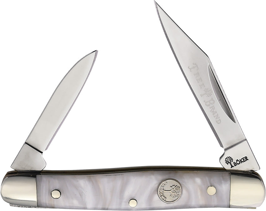 Boker Pen Knife Faux Mother of Pearl