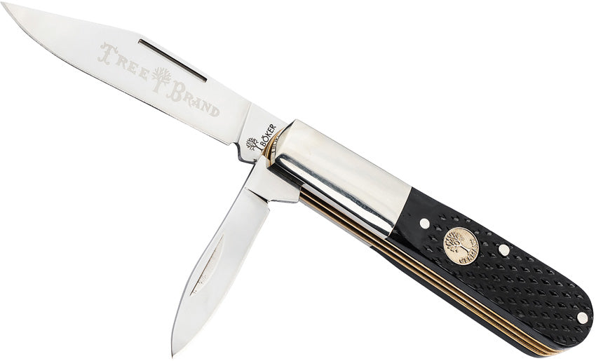 Boker Tree Brand Barlow Black Checkered Bone