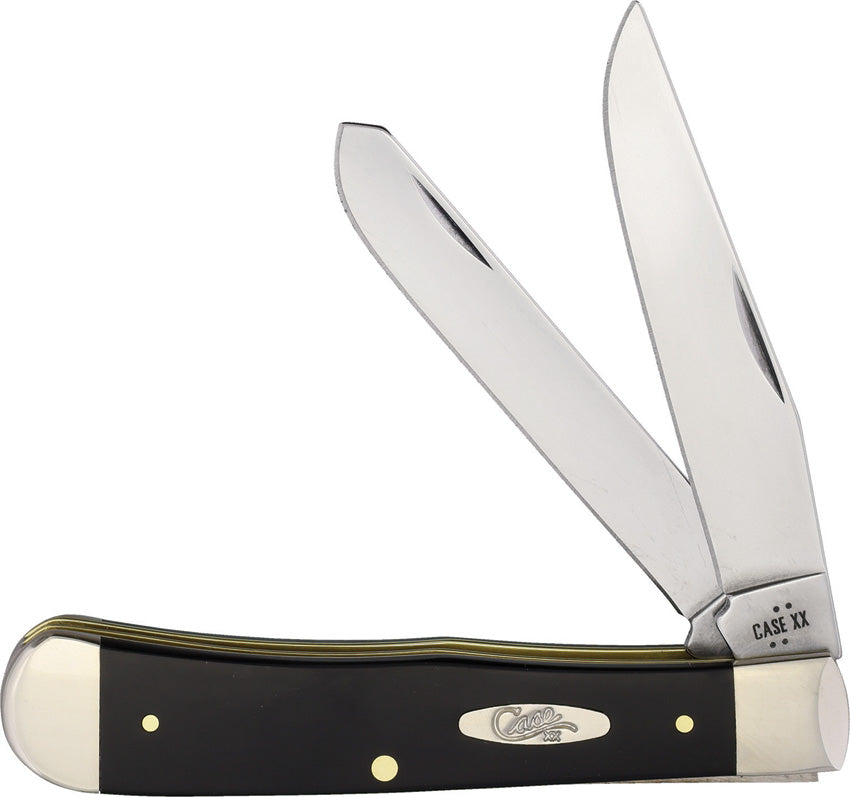 Case Trapper Smooth Black Carbon Steel
