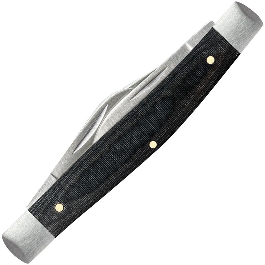 Case Cutlery Stockman Black Micarta Folding Knife CA27818