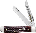 Case Cutlery Mini Trapper Mahogany Bone Folding Knife CA55231