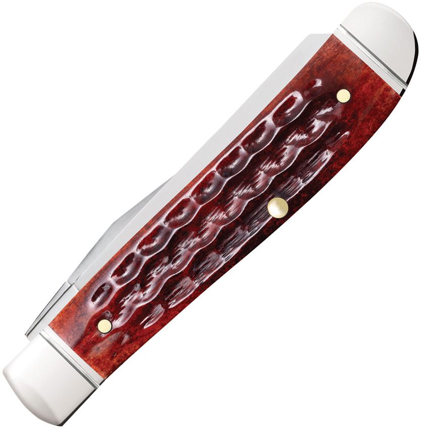 Case Cutlery Mini Trapper Mahogany Bone Folding Knife CA55231