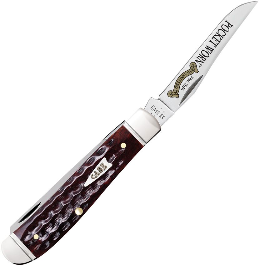 Case Cutlery Mini Trapper Mahogany Bone Folding Knife CA55231