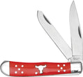 Cattleman's Cutlery Trapper Red Delrin