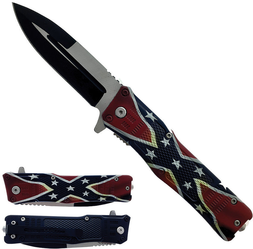 Linerlock A/O Confederate Flag