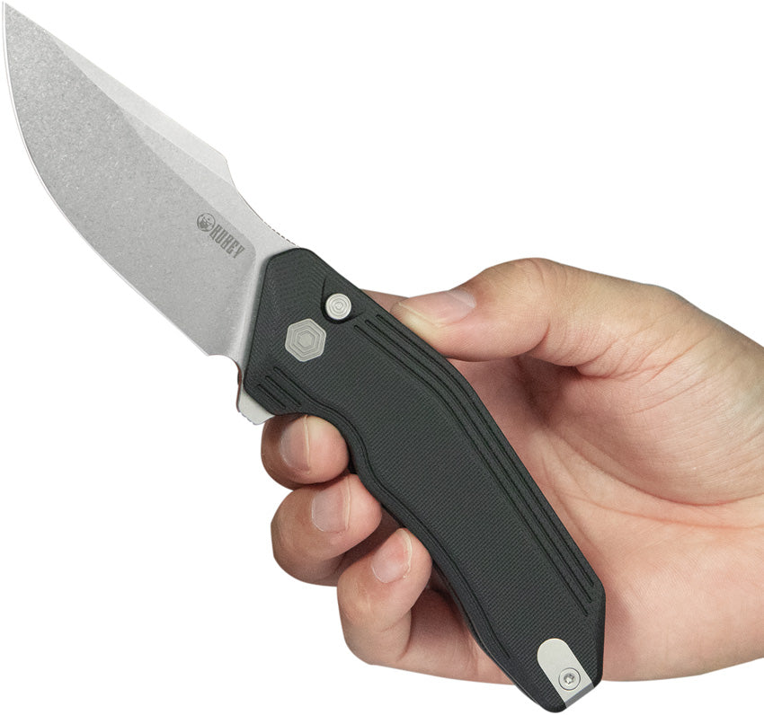Kubey Basilisk Button Lock Black G10