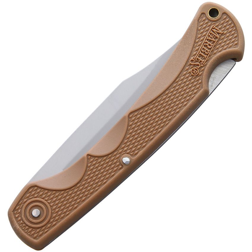 Marbles Lockback Desert Tan Folding Knife MR566