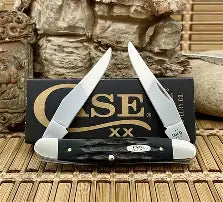 Case Buffalo Horn Muskrat Pocket Knife