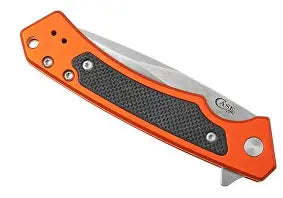 Case Cutlery Anodized Aluminum Marilla With G-10 Grip, Orange