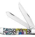 Case XX Stained Glass Angel Color Wash Natural Bone Trapper