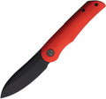 Petrified Fish El Camino Linerlock Folding Knife Red Aluminum PFKE16RADW