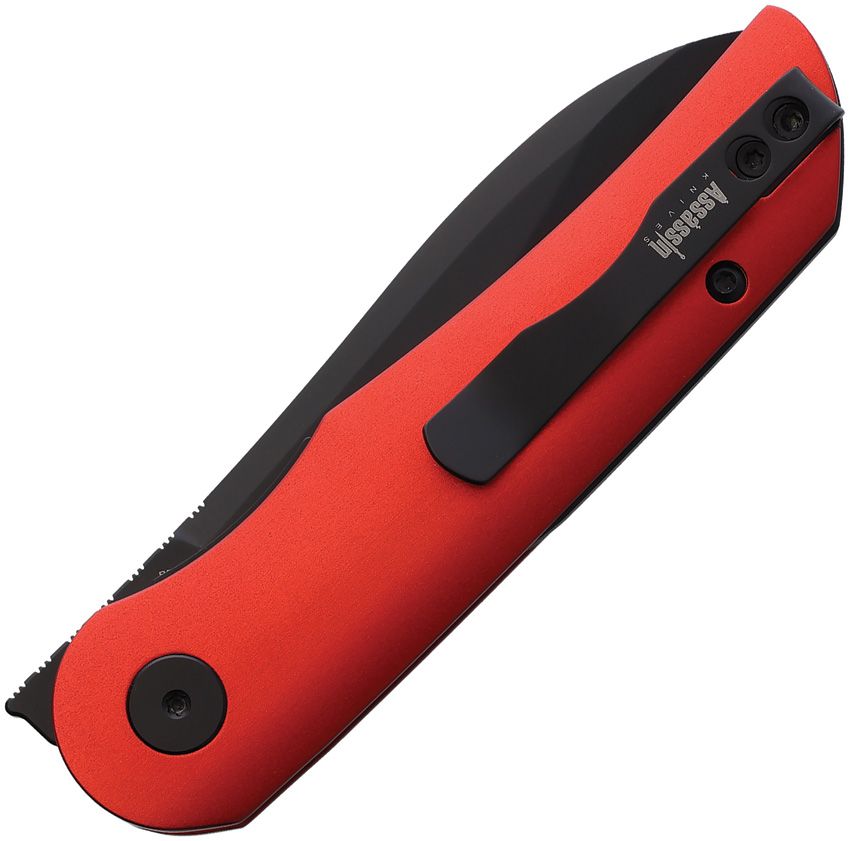 Petrified Fish El Camino Linerlock Folding Knife Red Aluminum PFKE16RADW