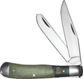 Roper Knives Rattler Trapper Green Micarta