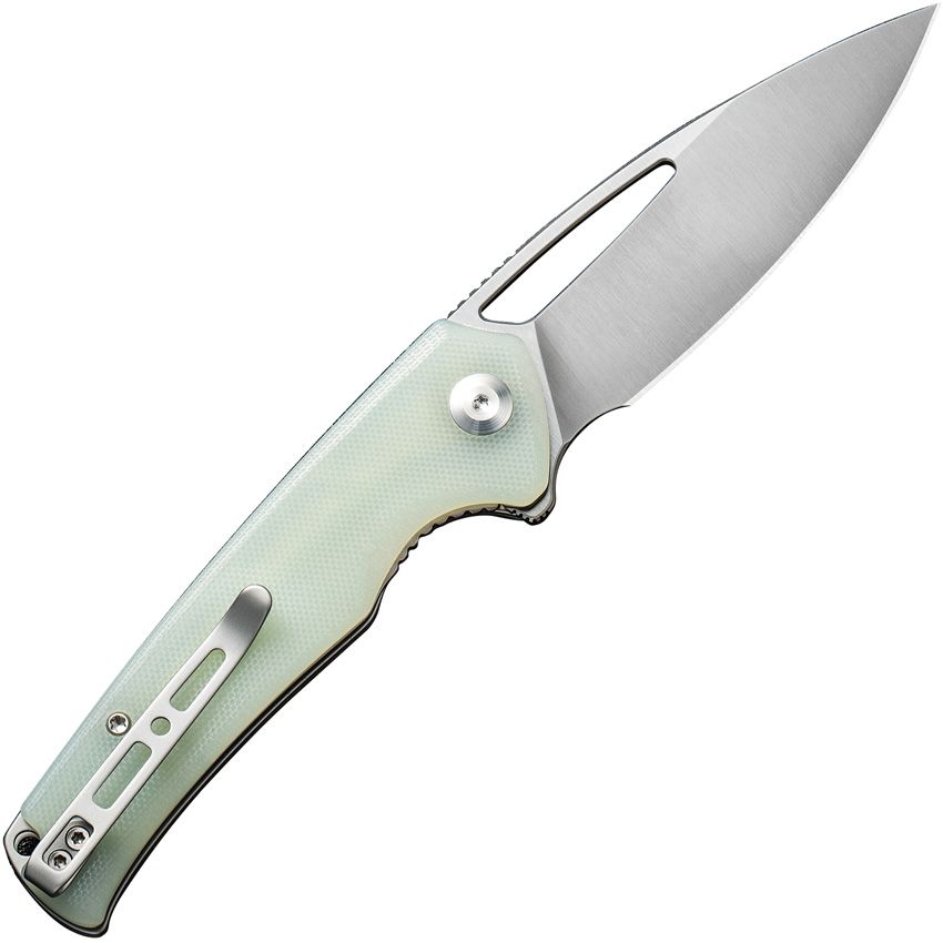 SENCUT Mims Linerlock Folding Knife Jade G10 S210132